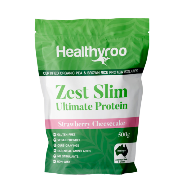 Zest Slim vegan protein Strawberry Cheese Cake
