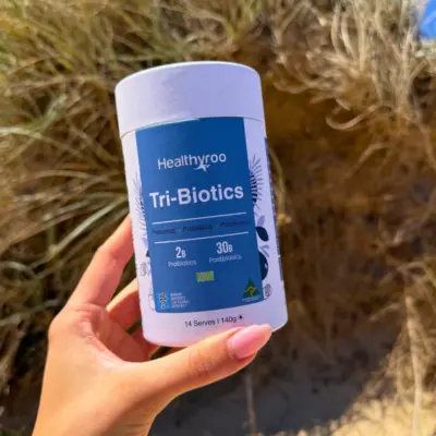 Healthyroo TriBiotics – Prebiotic + Probiotic + Postbiotic Blend (140 g)