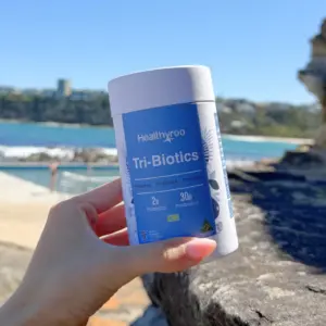 Healthyroo TriBiotics – Prebiotic + Probiotic + Postbiotic Blend (140 g)
